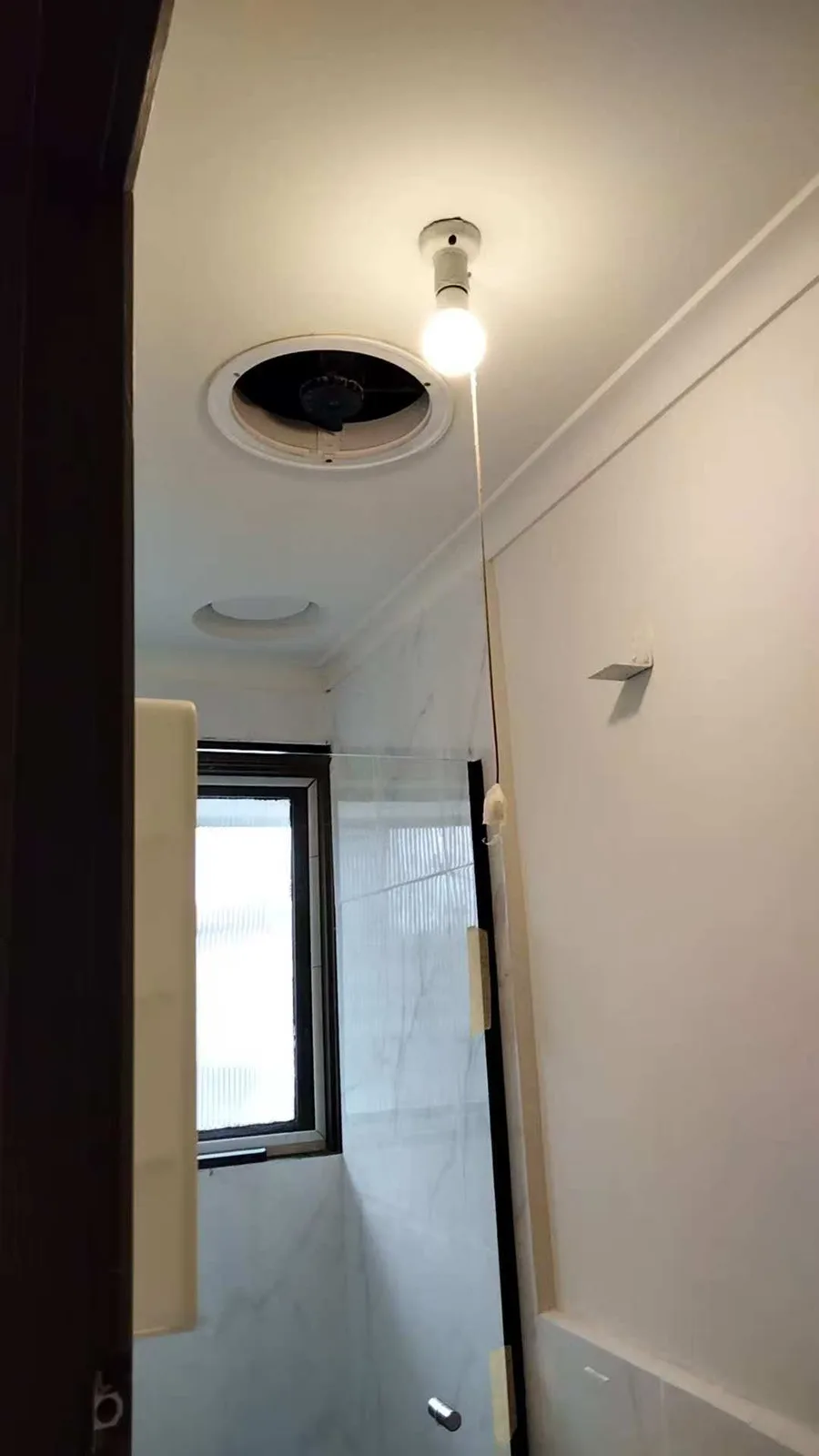 Interior ceiling lighting work in progress
